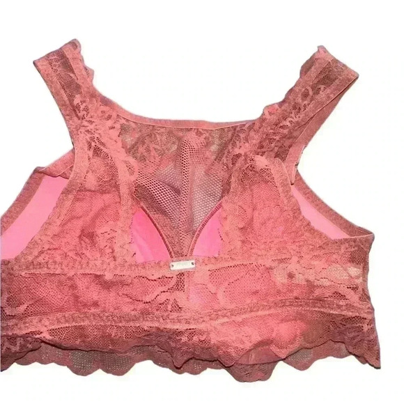 Bundle of 2 Victoria secret/pink size XS bralettes. VGUC.‎ Burgundy & rose - Picture 10 of 13